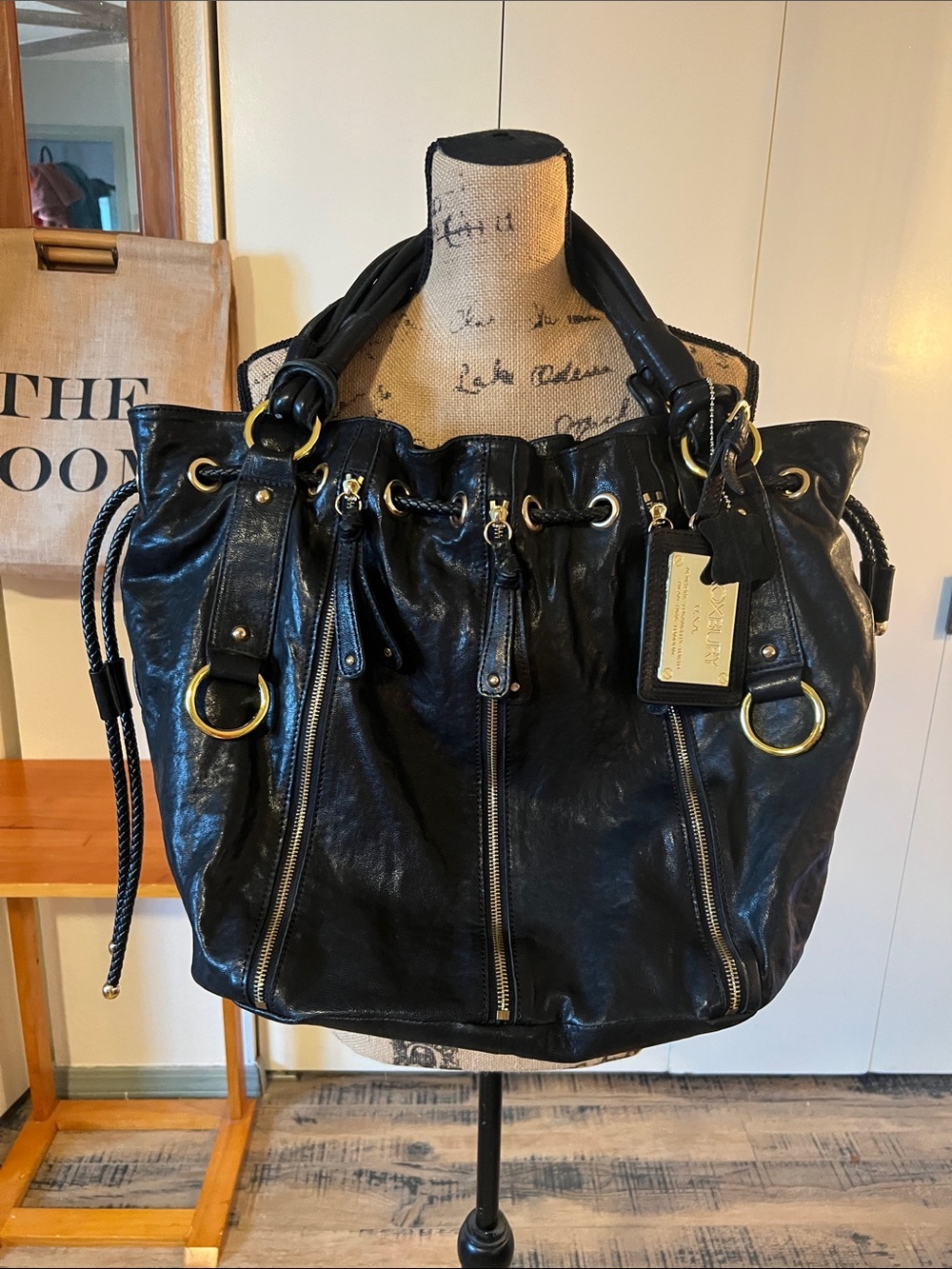 Roxbury heavyweight leather bag!